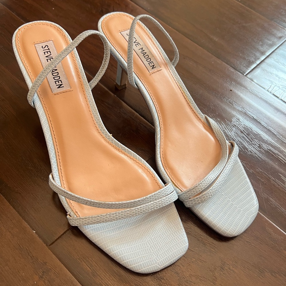 steve madden light blue heels